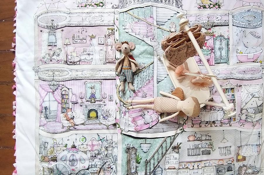 Princess Palace Playmat for Girl&#39;s Room