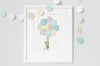 Children&#39;s Pastel Balloon Bunch Picture