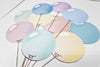 Children&#39;s Pastel Balloon Bunch Picture