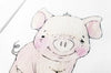 Newborn Baby Piglet Nursery Picture