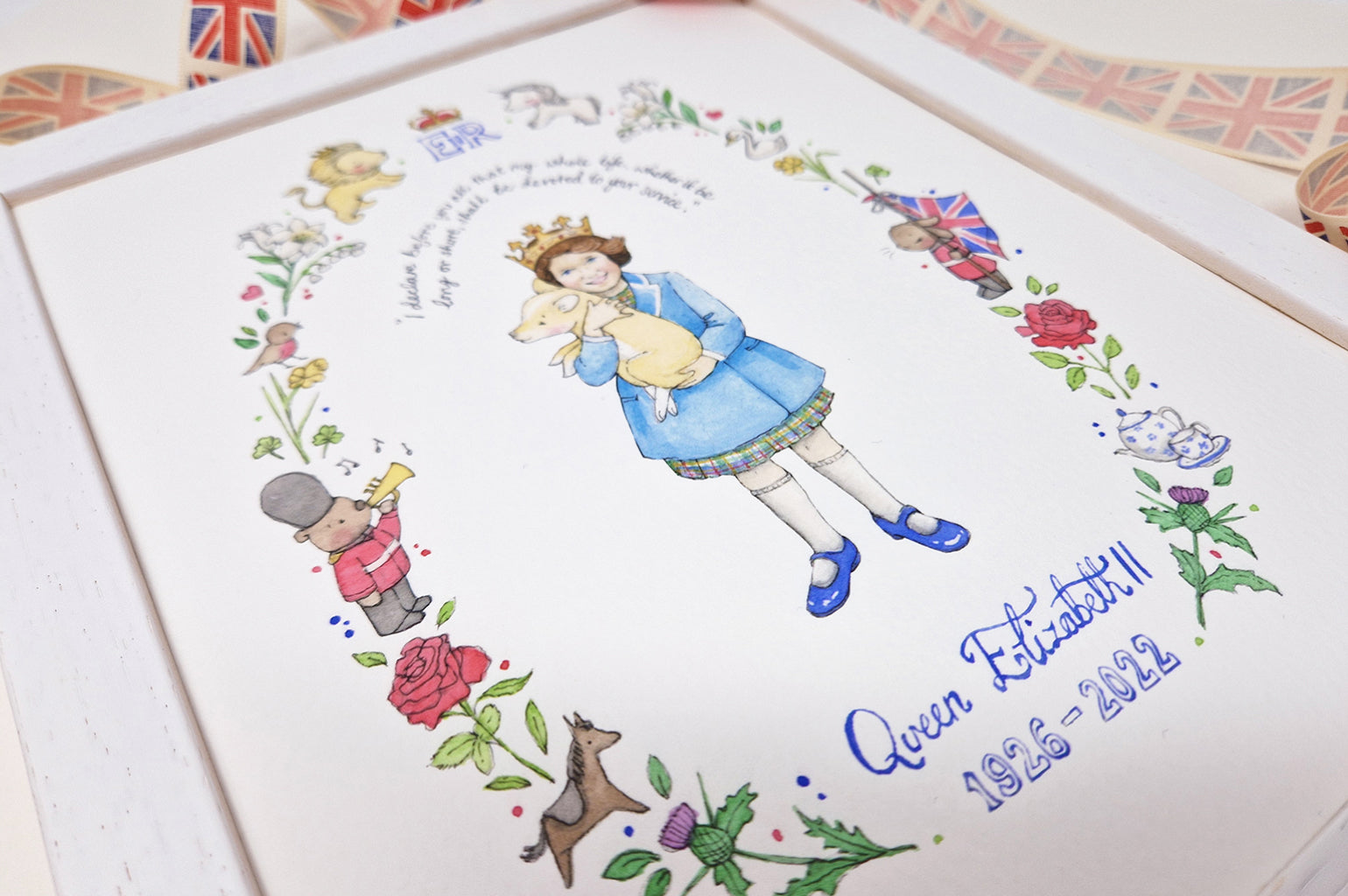 Queen Elizabeth II Limited Edition Commemorative Print