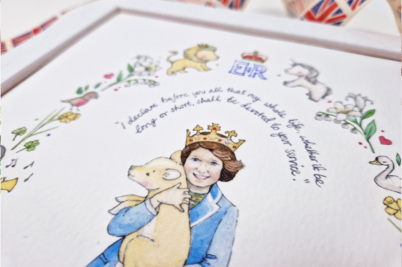 Queen Elizabeth II Limited Edition Commemorative Print