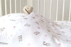 Rabbits and Roses Cot Bed Duvet Set for Girl&#39;s Room