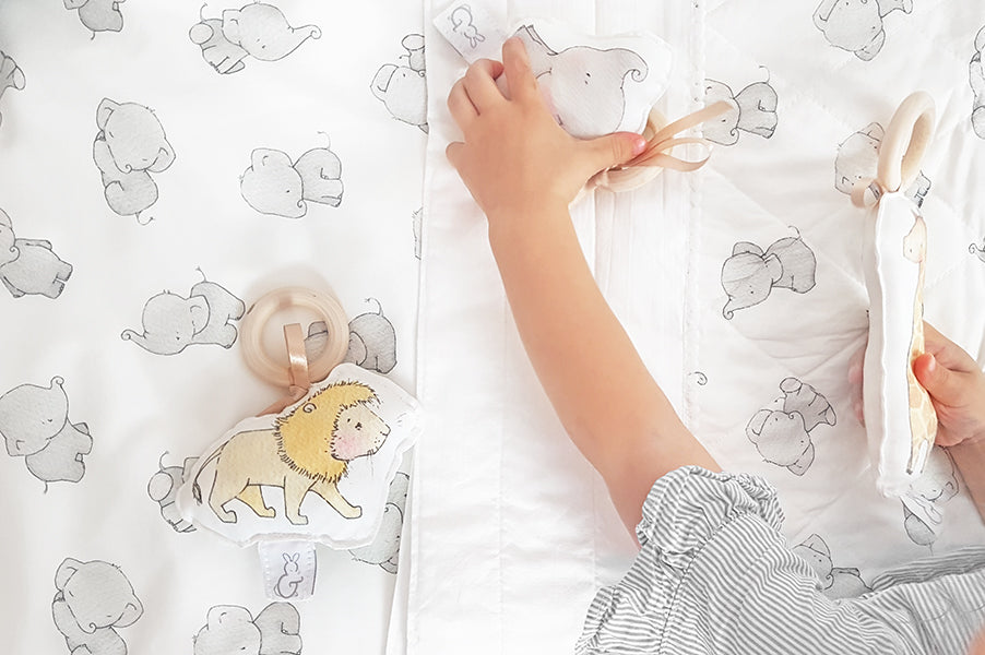 Safari Lion Rattle Teether for baby