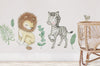 Children&#39;s Safari Jungle Animals Nursery Wall Decal Sticker Set