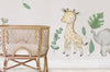 Children&#39;s Safari Jungle Animals Nursery Wall Decal Sticker Set