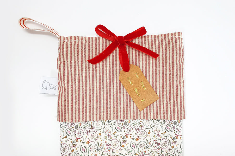 Children's large luxury Personalised traditional Christmas stocking