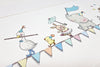 Kid&#39;s Tightrope Friends Long Framed Circus Picture