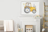 Kid&#39;s big farm tractor vehicle wall poster print