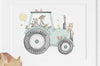 Personalised Children&#39;s Farm Tractor Picture