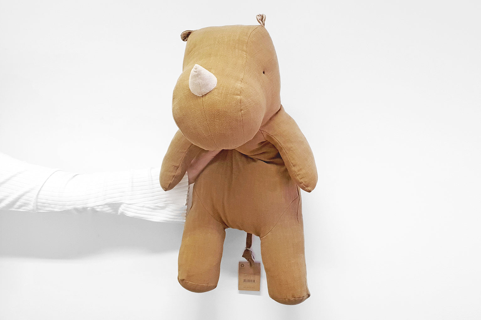 Maileg Large Umber Rhino Children's Soft Toy
