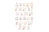 Girl&#39;s Personalised Framed Pink Woodland Name Picture